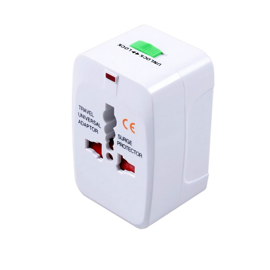 Adaptador Tomada Universal Internacional Viajem + 150 Países