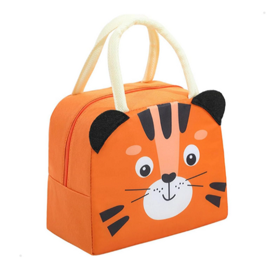 Bolsa Térmica Infantil Lancheira Escolar Marmita C/ Alça Estampas Animais