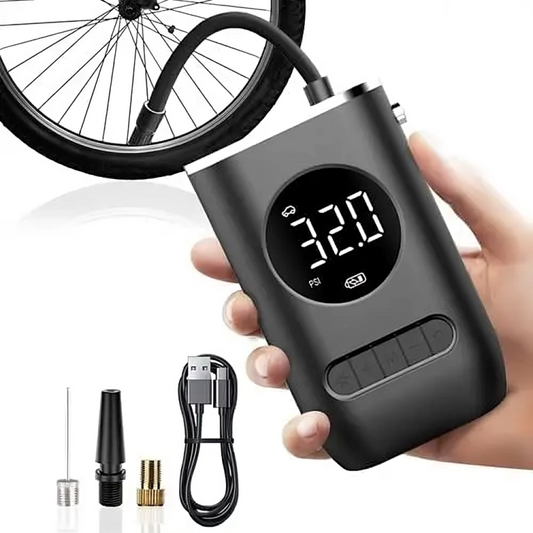 Carro Pneu Inflator Bomba De Ar Elétrica Mini Portátil Sem Fio Compressor Para Motocicleta Bicicleta Bola